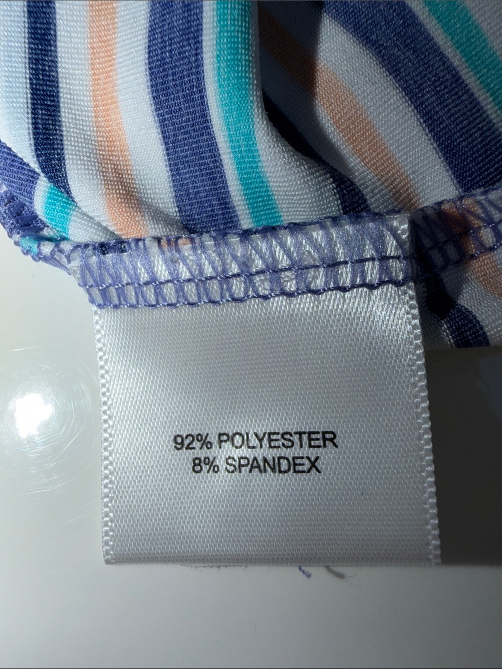 EUC Peter Millar Summer Comfort Boys Striped Golf Polo Shirt XL - Picture 4 of 4